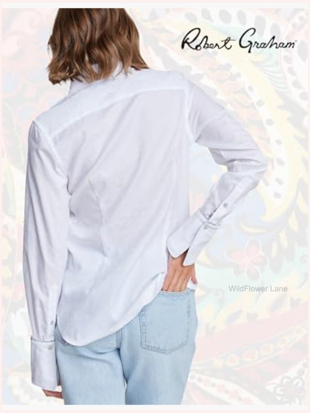 Long Sleeve Button Down Shirt - Classic Fit Cotton Woven Dress Shirt - Picture 3 of 4